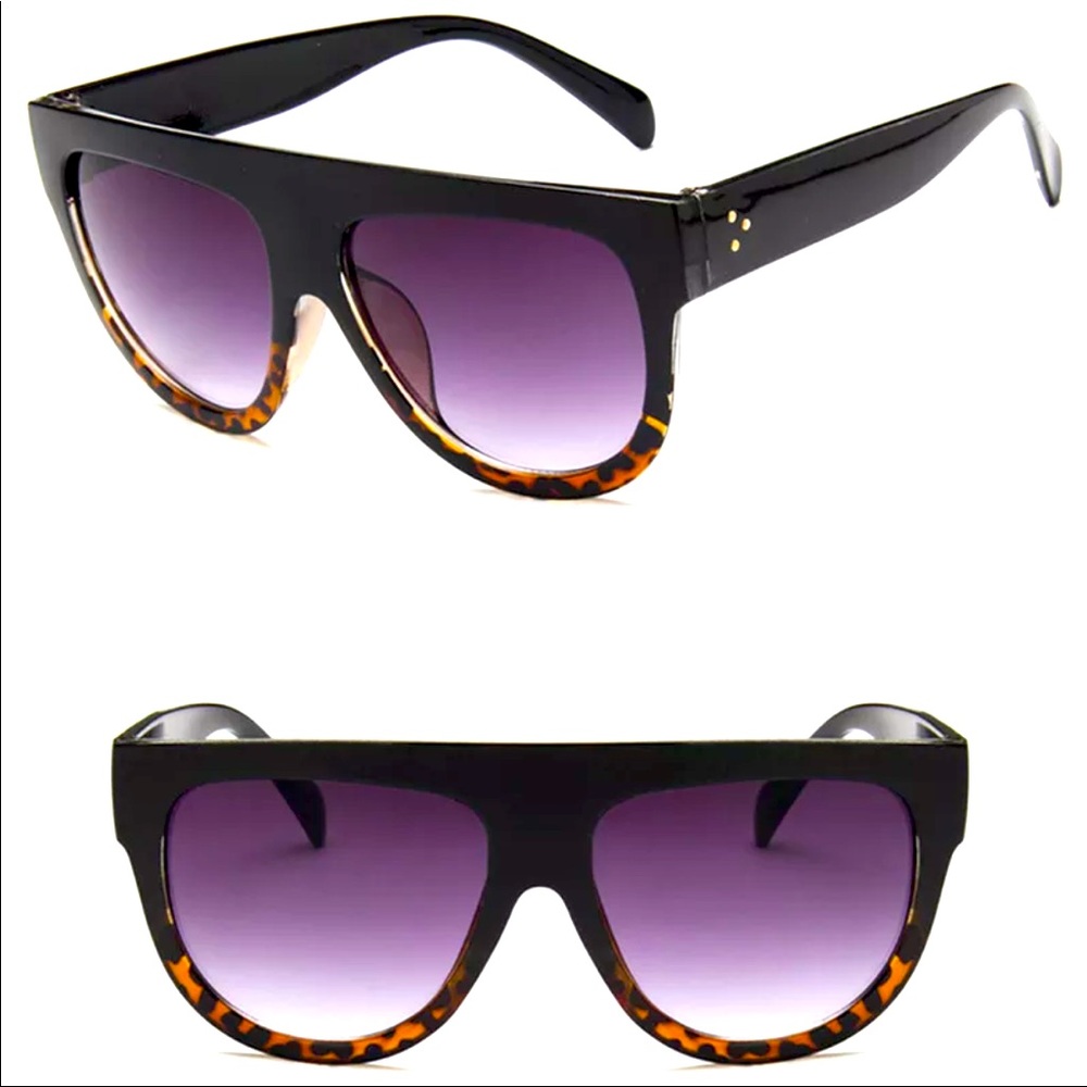 Retro oversize sunglasses - Picture 2 of 2